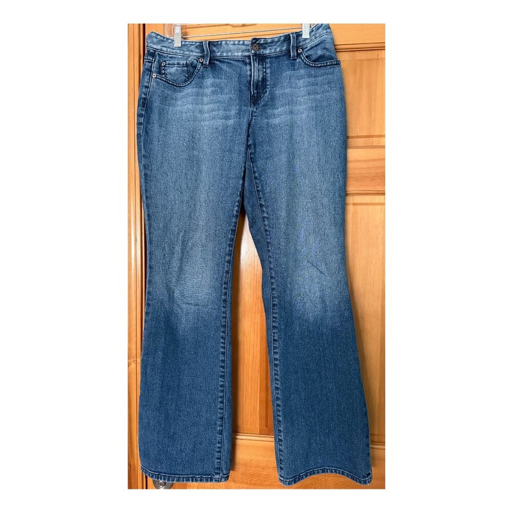 Ann Taylor Loft Curvy Boot Jeans - Low Rise - Size 8